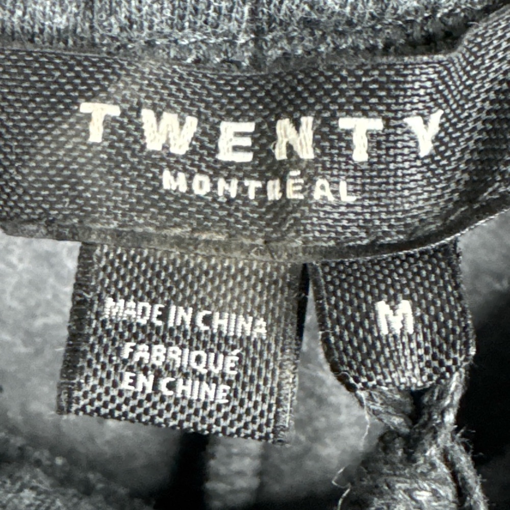 Twenty Montreal Felt Connect Gray Sweatpants Pockets Women’s Sz M NWT - Picture 8 of 15